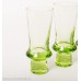 3. gab. Zaļa stikla likiera glāzes, PSRS 